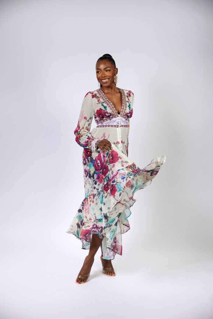 Sage robe longue – Image 3