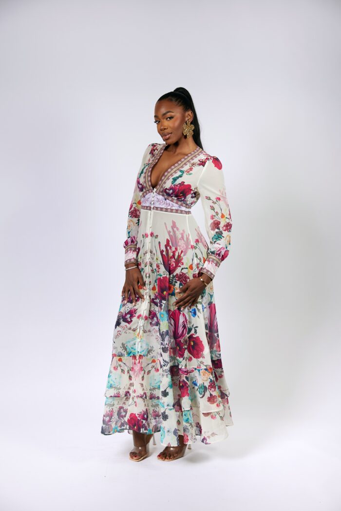 Sage robe longue – Image 2