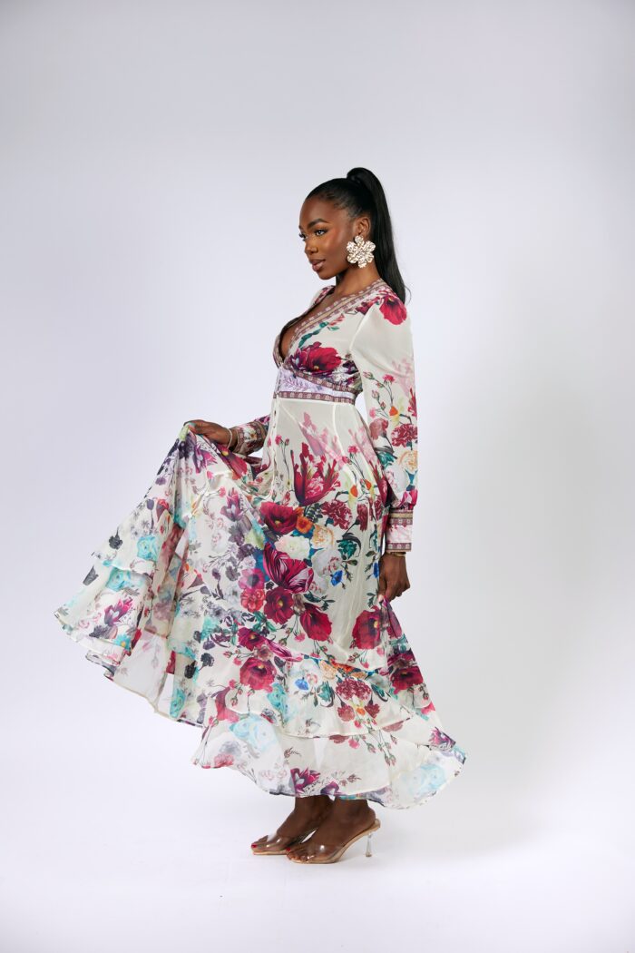 Sage robe longue – Image 5